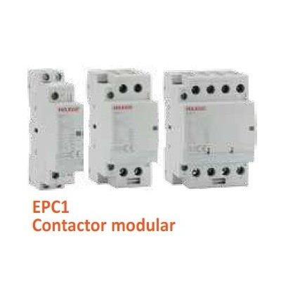 EPC1-2520-N7 Contactor modular Alpha+ (1 módulo DIN). 2P (2NO), 25A, 415VAC